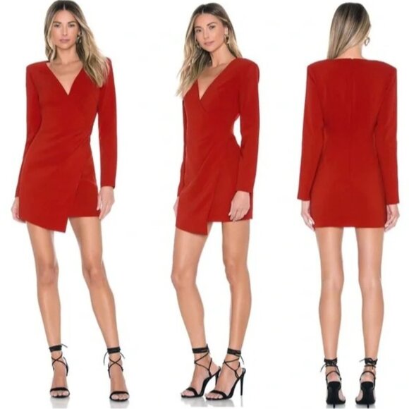 Likely Dresses & Skirts - LIKELY Dani Tuxedo Mini Dress Red 2 NWOT